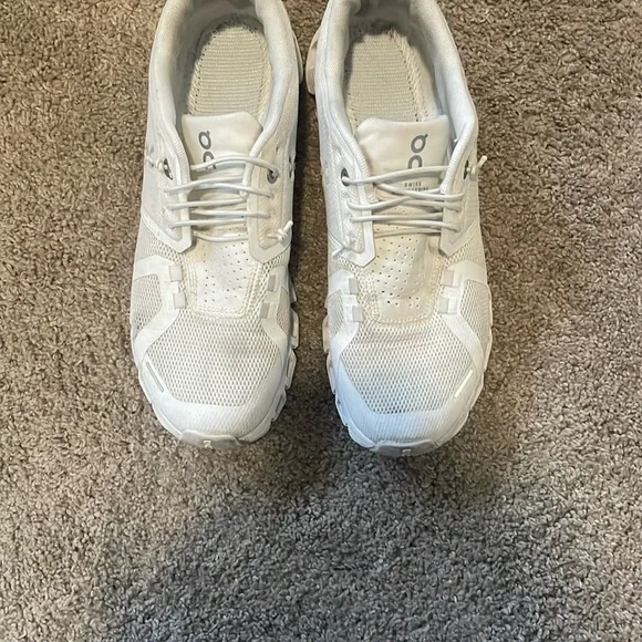 On Running All-White Athletic Shoes - Picture 1 of 5